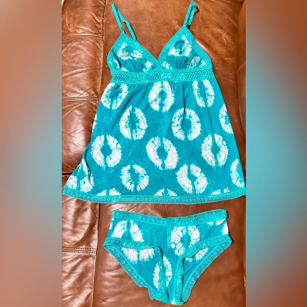 Calypso St Barth Target blue chemise set